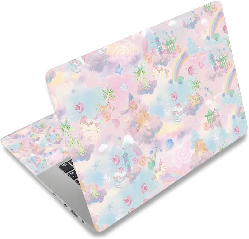 WINTOJO 11.6 13 13.3 14 15 15.6 inches Netbook Laptop Skin Sticker Decal Reusable Protector Cover Case for Laptop Notebook chromebook Cute W-NEK-50 - Image 1